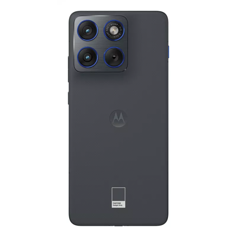 Išmanusis telefonas Motorola edge 70 — 6,7 colio P-OLED 120Hz, Snapdragon 2,8 GHz, 12 GB RAM, 512 GB, 4800 mAh, Dual SIM (Nano + eSIM), IP68/IP69, pilka