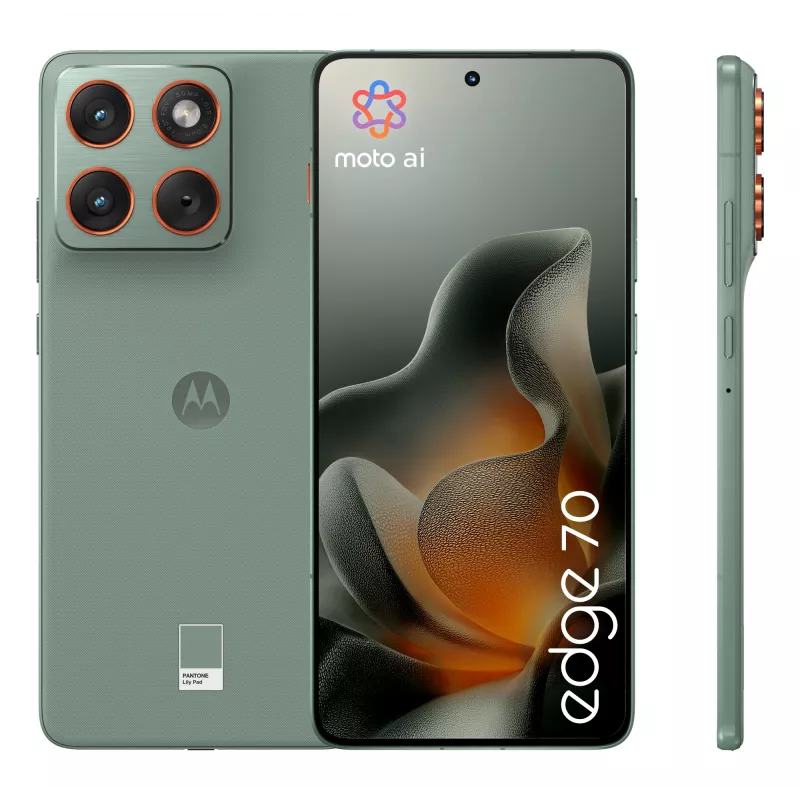 Motorola edge 70 17 cm (6,7 colio) Dual SIM Android 16.0 5G USB Type-C 12 GB 512 GB 4800 mAh Žalia