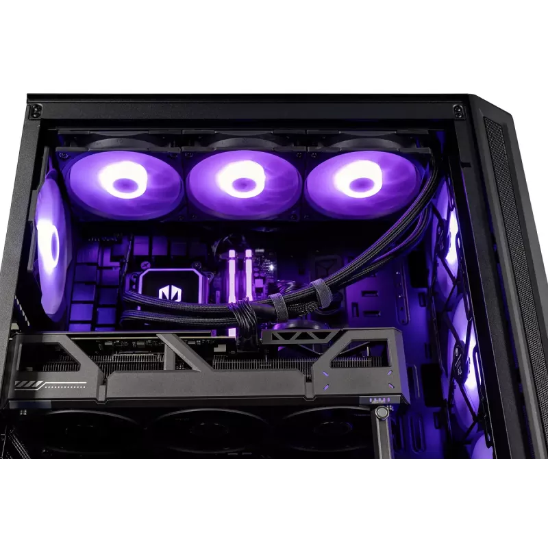 Stalinis kompiuteris ActiveJet MIDI Tower AMD Ryzen 7 9700X, 32GB DDR5 6000MHz, 1TB SSD, Radeon RX 9060 XT 16GB, Windows 11 Pro, 850W, juodas