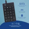 R-Go Tools Skaitmeninė klaviatūra R-Go Numpad Break, ergonominė skaitmeninė klaviatūra su pertraukų programine įranga, laidinė, juoda