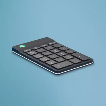 R-Go Tools Skaičių klaviatūra R-Go Numpad Break, ergonominė skaičių klaviatūra su pertraukų programine įranga, Bluetooth, juoda