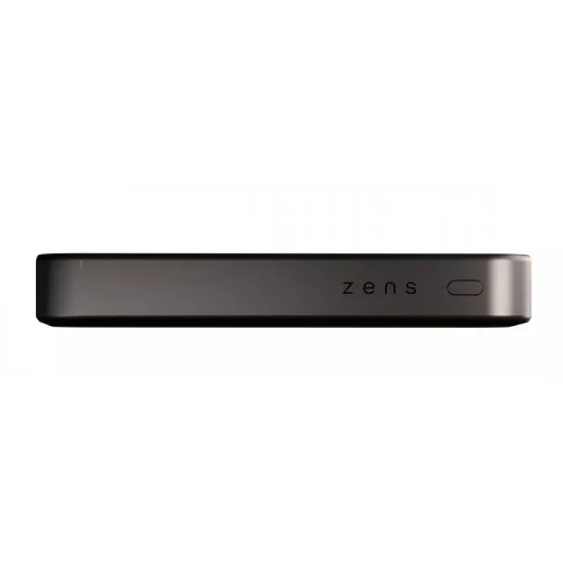 ZENS Powerbank plonas Qi2 Al 10000mAh Juoda