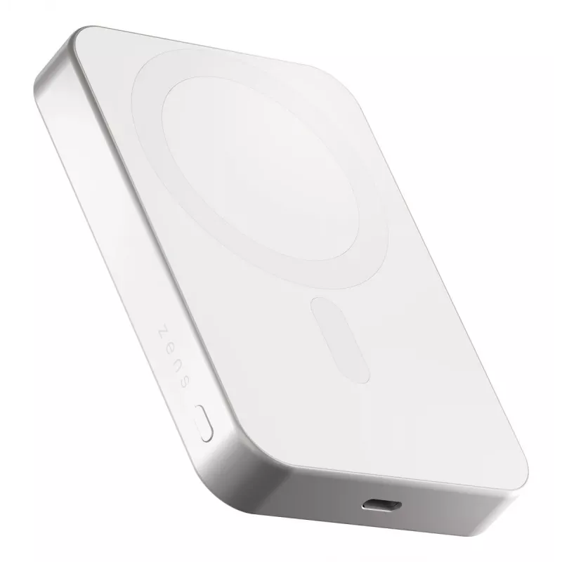 ZENS Powerbank plonas Qi2 Al 10000mah White