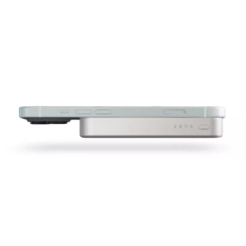 ZENS Powerbank plonas Qi2 Al 10000mah White