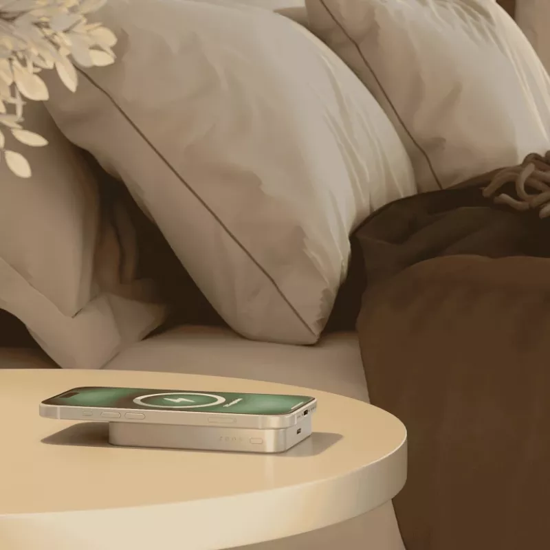 ZENS Powerbank plonas Qi2 Al 10000mah White