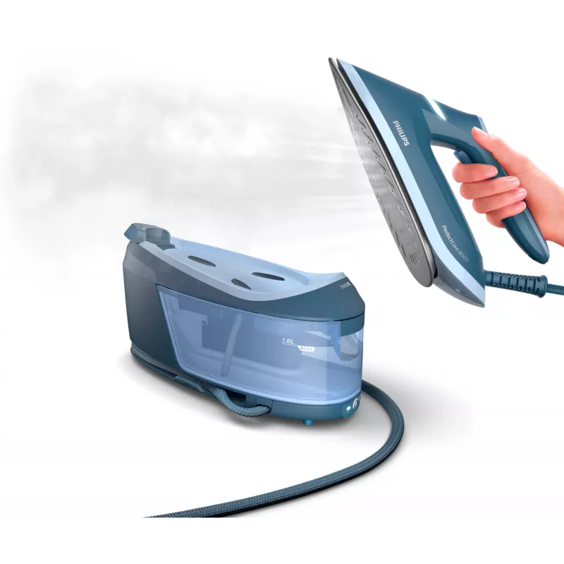 “Philips 6000” serijos garinimo stotis PSG6042/20 2400 W 1,8 l SteamGlide Advanced Mėlyna