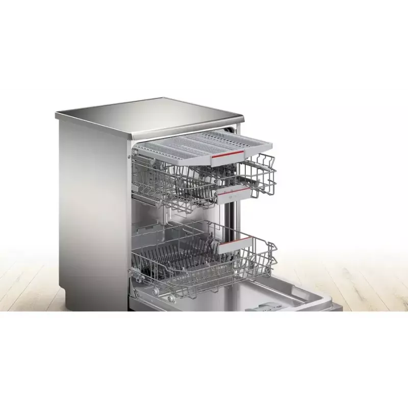Dishwasher Bosch Serie 4 SMS4HVI00E — freestanding 60 cm, 14 place settings, 46 dB, Heat Exchanger, Home Connect
