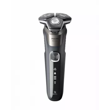 Philips SHAVER Series 5000 S5887/30 vyrų skutimosi prietaisas, rotacinis skustuvas, juoda, pilka