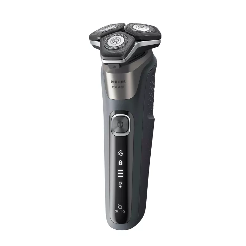 Philips SHAVER Series 5000 S5887/30 vyrų skutimosi prietaisas, rotacinis skustuvas, juoda, pilka