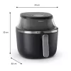 Philips 3000 serija NA322/00 gruzdintuvė Viena 4,2 L Atskira 1400 W Karšto oro gruzdintuvė Varinė, Juoda