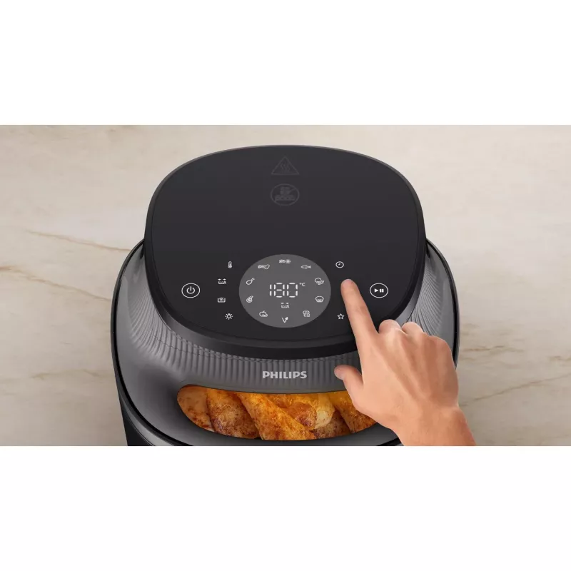 Philips 3000 serija NA322/00 gruzdintuvė Viena 4,2 L Atskira 1400 W Karšto oro gruzdintuvė Varinė, Juoda