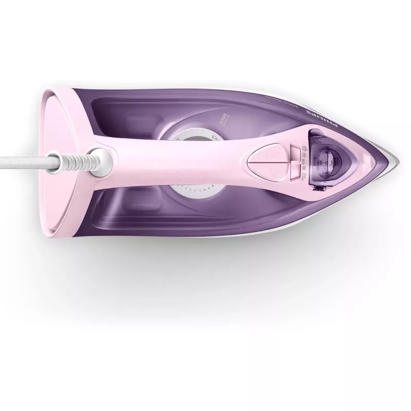 Philips 3000 serijos DST3020/30 lygintuvas, garinis lygintuvas, keraminis padas, 2200 W, rožinis, violetinis