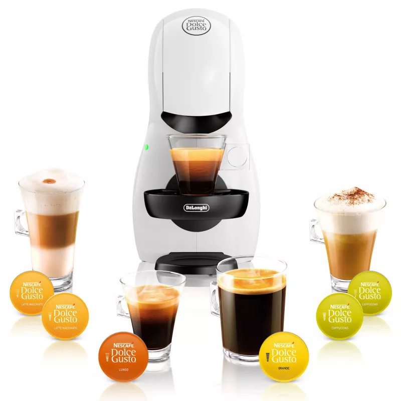 De’Longhi Piccolo EDG110.WB rankinė kapsulinė kavos virimo mašina 0,8 l