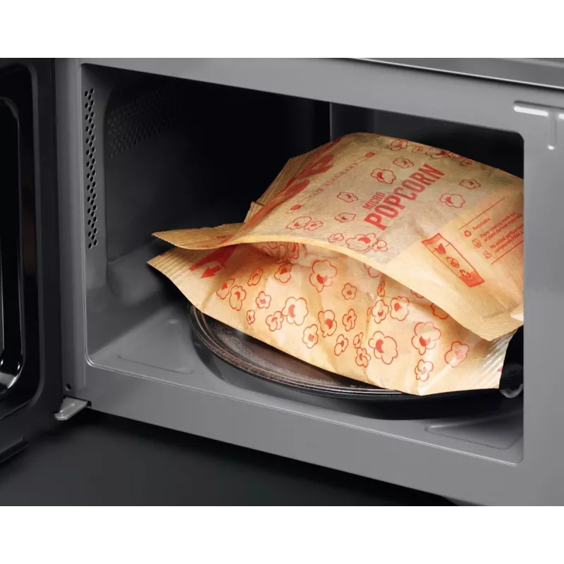 Stalviršinė grilio mikrobangų krosnelė Electrolux EMZ421MMTI — 800 W, 20 l, titano, 270 mm sukamoji lėkštė