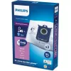 Dulkių maišeliai Philips s‑bag FC8027/01 — sintetiniai 5 l, 5 sluoksnių, 3 vnt.
