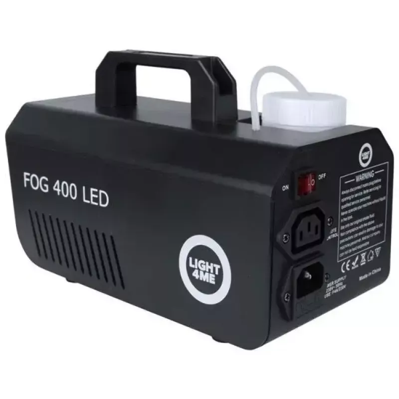 Dūmų mašina Light4Me GIG SET 1 400W LED — dūmų generatorius su 400W LED apšvietimu, IP20, rinkinį sudaro dūmų ir rūko generatorius
