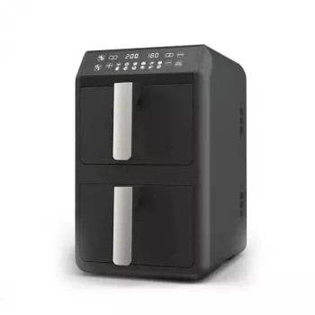 Elektrinė oro gruzdintuvė Maestro MR-761, 10 l talpa, 2400 W, 12 programų, 80–200 °C, dviguba konstrukcija, juoda