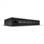 Lindy 7 prievadų USB 2.0 metalinis šakotuvas, USB 2.0 Type-B, USB 2.0, 480 Mbit/s, juodas, metalas, 1,8 m
