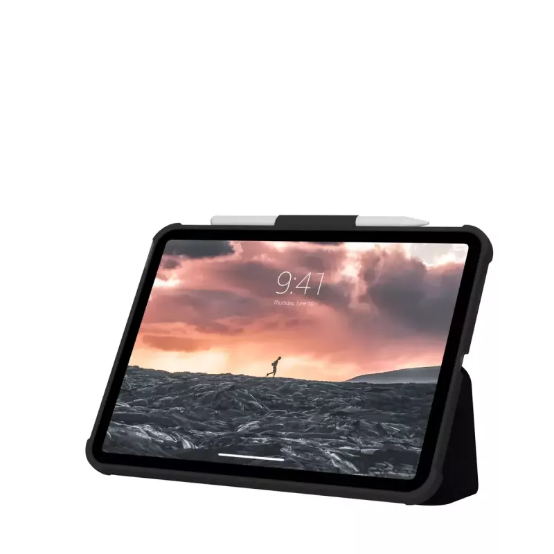 Folio Case Urban Armor Gear Plyo 27,7 cm 10,9 colio juodas permatomas