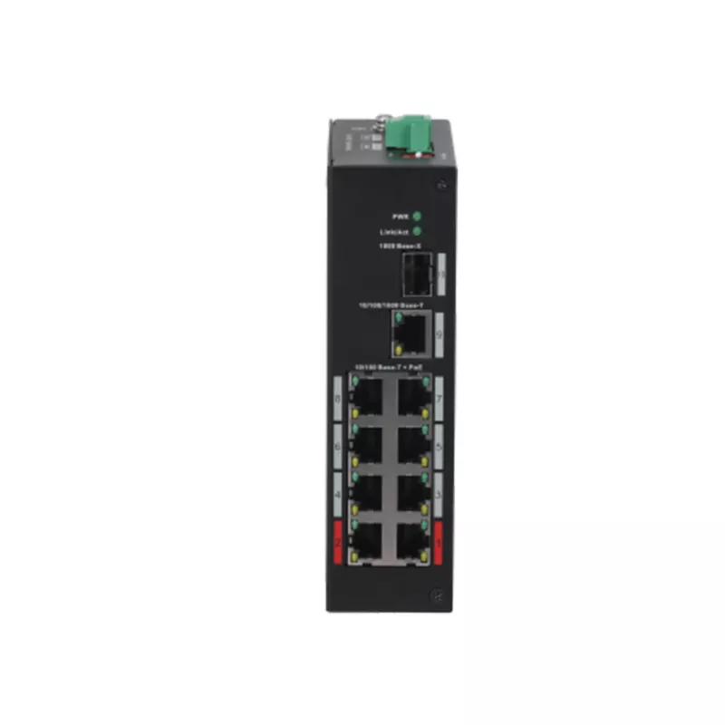 Dahua Technology PFS3110-8ET-96-V2 nevaldomas Fast Ethernet (10/100) maitinimas per Ethernet (PoE) 10U juodas