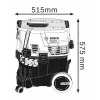 Bosch GAS 35 L AFC Professional Juoda, Blue 1200 W
