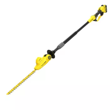 Akumuliatorinė gyvatvorių žirklė STANLEY FATMAX SFMCPH845M1-QW — 45 cm dviguba geležtė, 18 V Li‑Ion, 4,1 kg