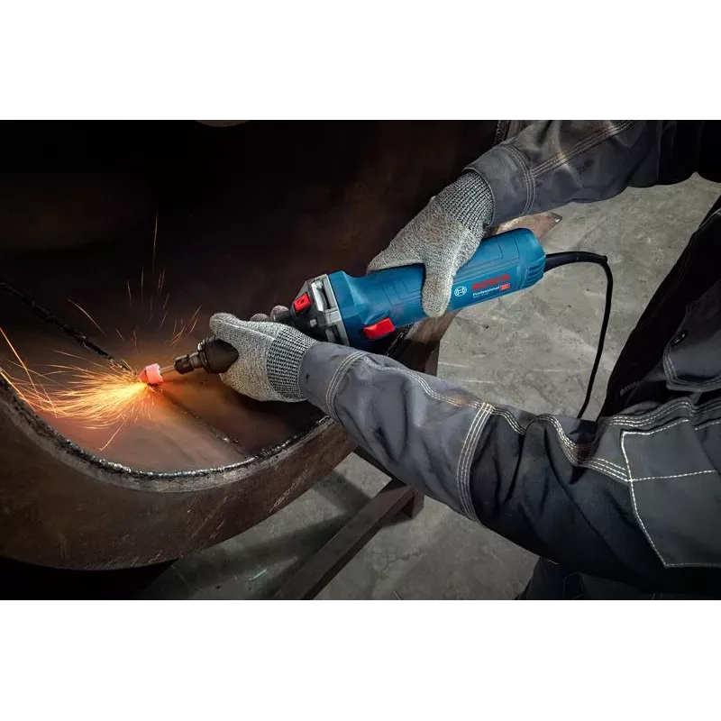 Bosch GGS 30 LS tiesinis šlifuoklis Plokščiasis šlifuoklis 33000 RPM Juoda, Mėlyna 750 W