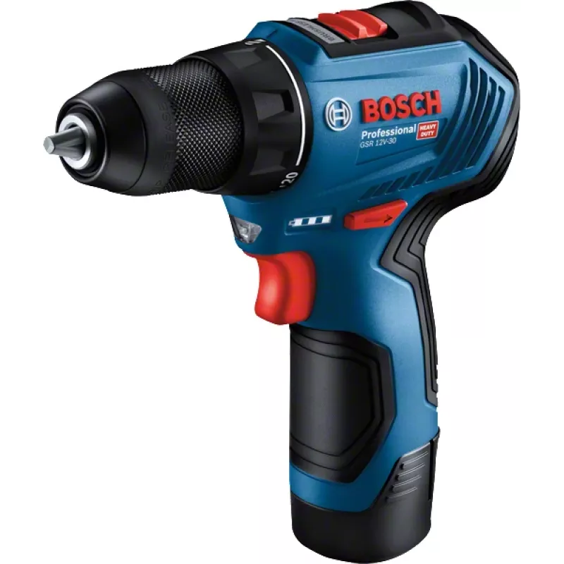 Bosch GSR 12V-30 Professional 1600 RPM mėlyna