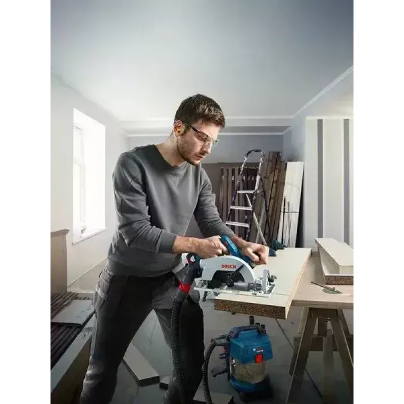Bosch GKS 185-LI 16,5 cm juoda, mėlyna, pilka 5000 aps./min.