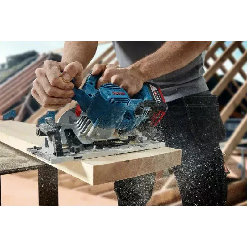 Bosch GKS 185-LI 16,5 cm juoda, mėlyna, pilka 5000 aps./min.
