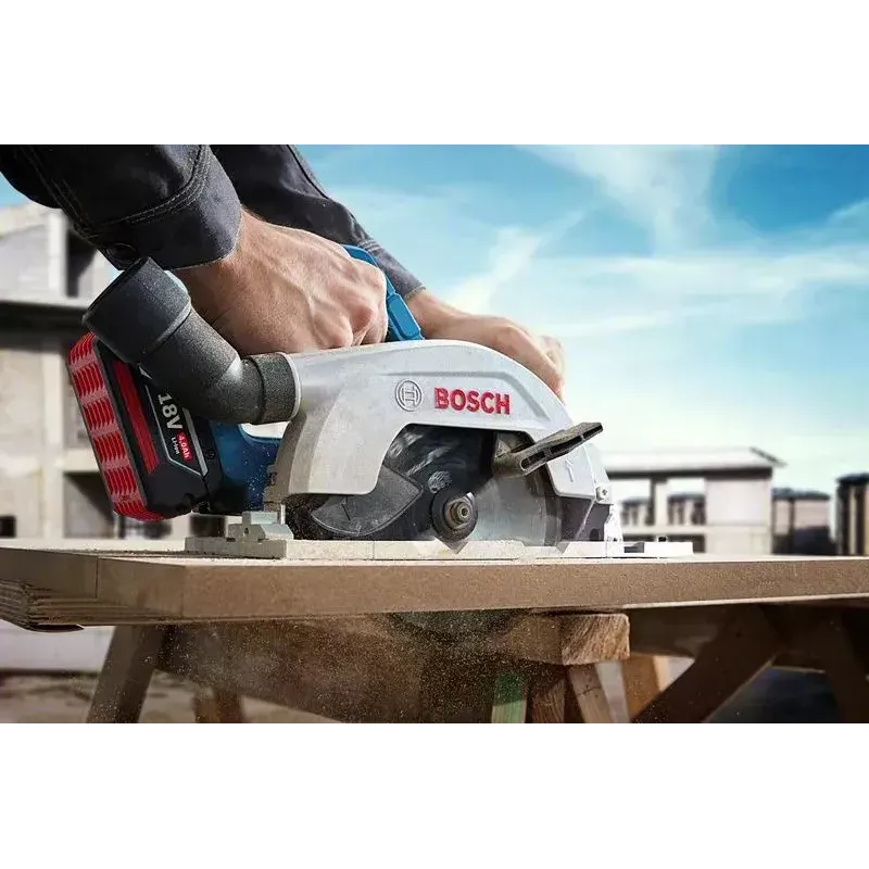 Bosch GKS 185-LI 16,5 cm juoda, mėlyna, pilka 5000 aps./min.