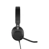 Jabra Evolve2 40 USB-A, MS Teams Stereo, laidinis, biurui/skambučių centrui, 20 - 20000 Hz, 188 g, ausinės, juodos
