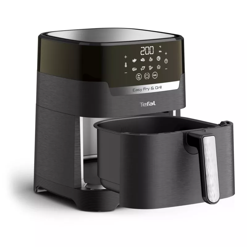 Tefal Easy Fry & Grill EY5058 Single 4.2 L atskirai stovintis 1550 W karšto oro gruzdintuvė Juoda