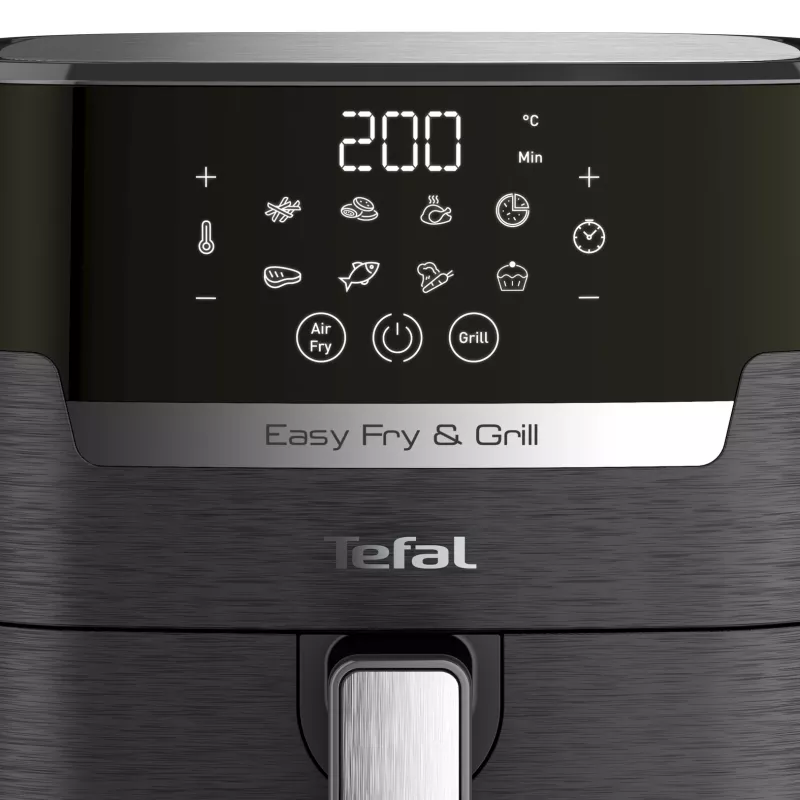 Tefal Easy Fry & Grill EY5058 Single 4.2 L atskirai stovintis 1550 W karšto oro gruzdintuvė Juoda