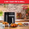 Tefal Easy Fry & Grill EY5058 Single 4.2 L atskirai stovintis 1550 W karšto oro gruzdintuvė Juoda