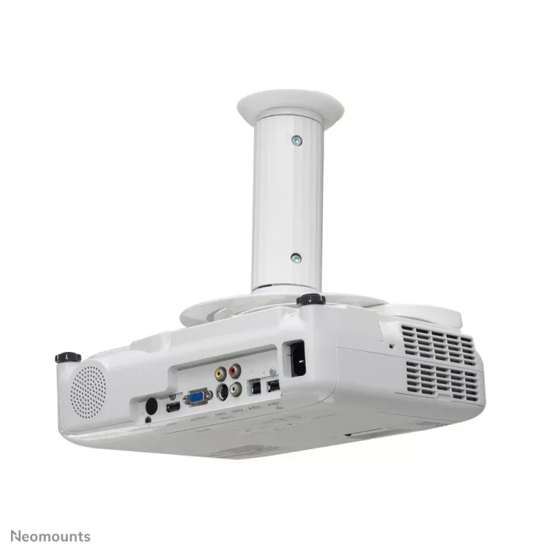 Neomounts BEAMER-C80WHITE projektoriaus lubinis laikiklis - aukštis 13-20 cm - pilnai judinamas