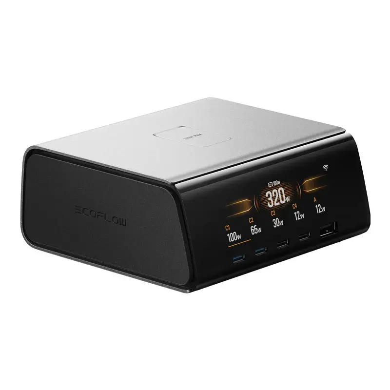 Įkroviklis EcoFlow EF-STATION320W-EU stalinis įkroviklis 320W nešiojamiems įrenginiams
