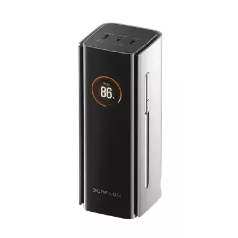 Išorinė baterija EcoFlow RAPID Pro 20000 mAh ličio 230W, 3× USB-C, juoda