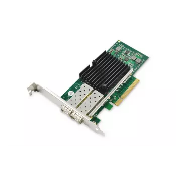 DIGITUS SFP 2 prievadų 10G PC/Expresscard Intel JL82599ES ChIPSet optiniams ir variniams moduliams