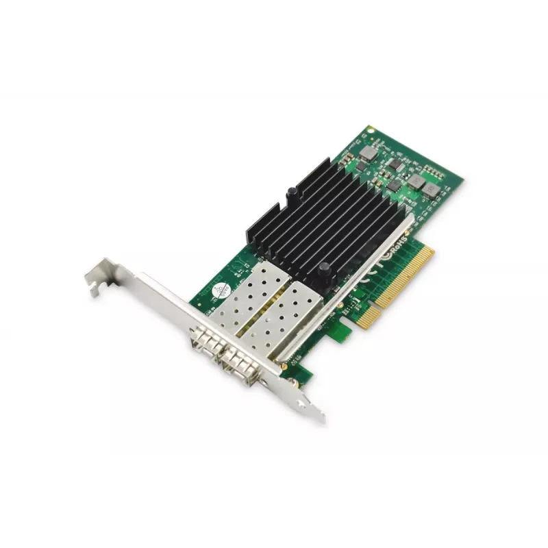 DIGITUS SFP 2 prievadų 10G PC/Expresscard Intel JL82599ES ChIPSet optiniams ir variniams moduliams
