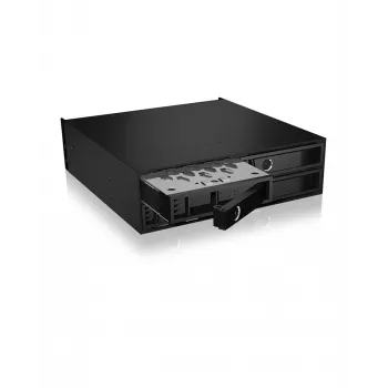 ICY BOX IB-2242U2K 13,3 cm (5,25 col.) saugojimo įrenginio dėklas Juodas