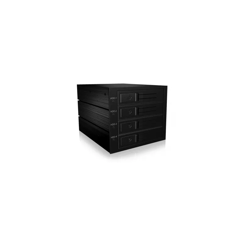 ICY BOX IB-564SAS-12G disko masyvas Juoda