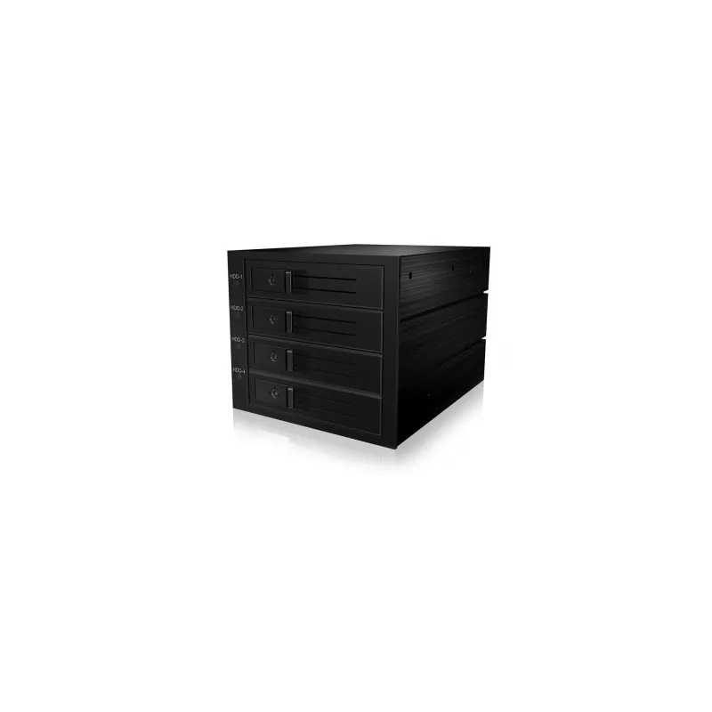 ICY BOX IB-564SAS-12G disko masyvas Juoda