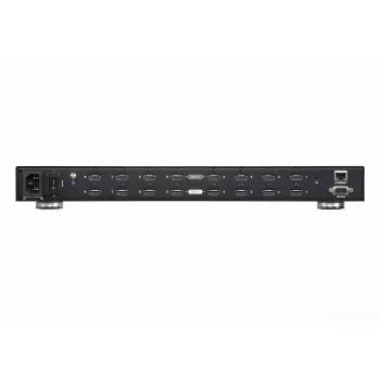 ATEN 8X8 True 4K HDMI matricos jungiklis, AV matricos jungiklis, 18 Gbit/s, 600 MHz, 4096 x 2160 pikselių, 4096 x 2160, 3840 x 2160, 1920 x 1200, juoda