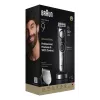 Braun BeardTrimmer 9 BT9560 barzdaskutė Baterija 52 2 cm Drėgnam ir sausam naudojimui Juoda, Sidabrinė