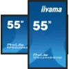 iiyama TF5539AS-B1AG Skelbimų ekranas Kiosko dizainas 138,7 cm (54,6 col.) LED 435 cd/m² 4K Ultra HD Juoda Liečiamasis ekranas Integruotas procesorius Android 11 24/7