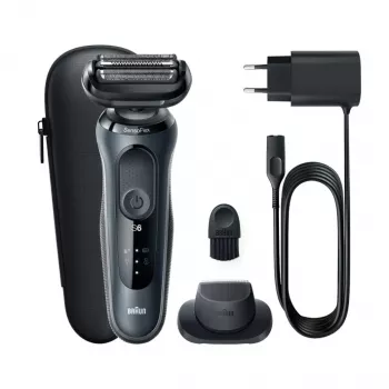 Braun Series 6 61-N1200s Folijinis skutimosi peiliukas Trimeris Juoda