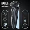 Braun Series 6 61-N1200s Folijinis skutimosi peiliukas Trimeris Juoda