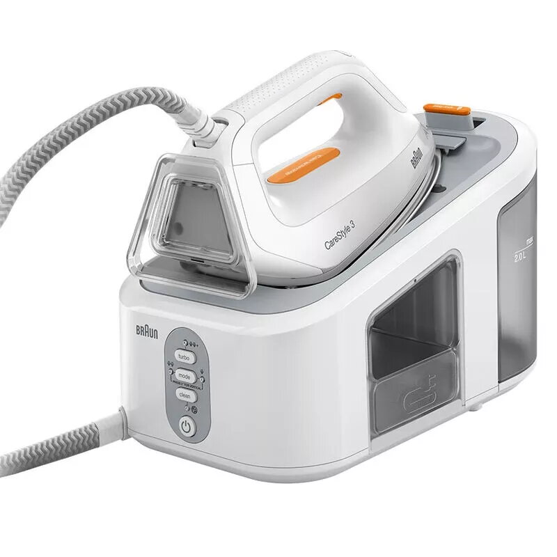Braun CareStyle 3 IS3132WH 2400 W 2 L EloxalPlus padas Oranžinė, Balta