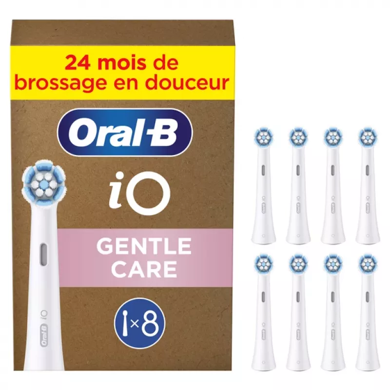 Oral-B iO Gentle Care 8 vnt. Balta